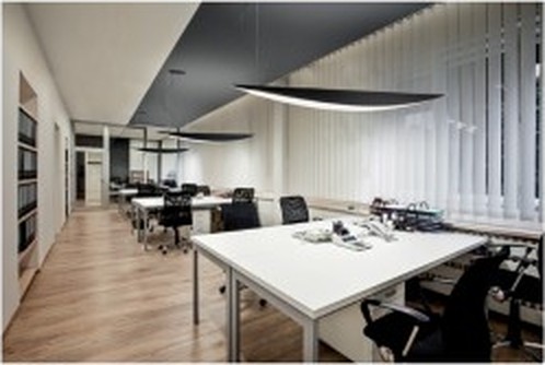 Lampadario 4 nel showroom AVM Led