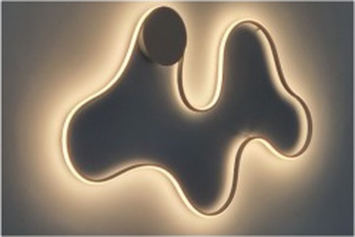 Lampadario 2 nel showroom AVM Led